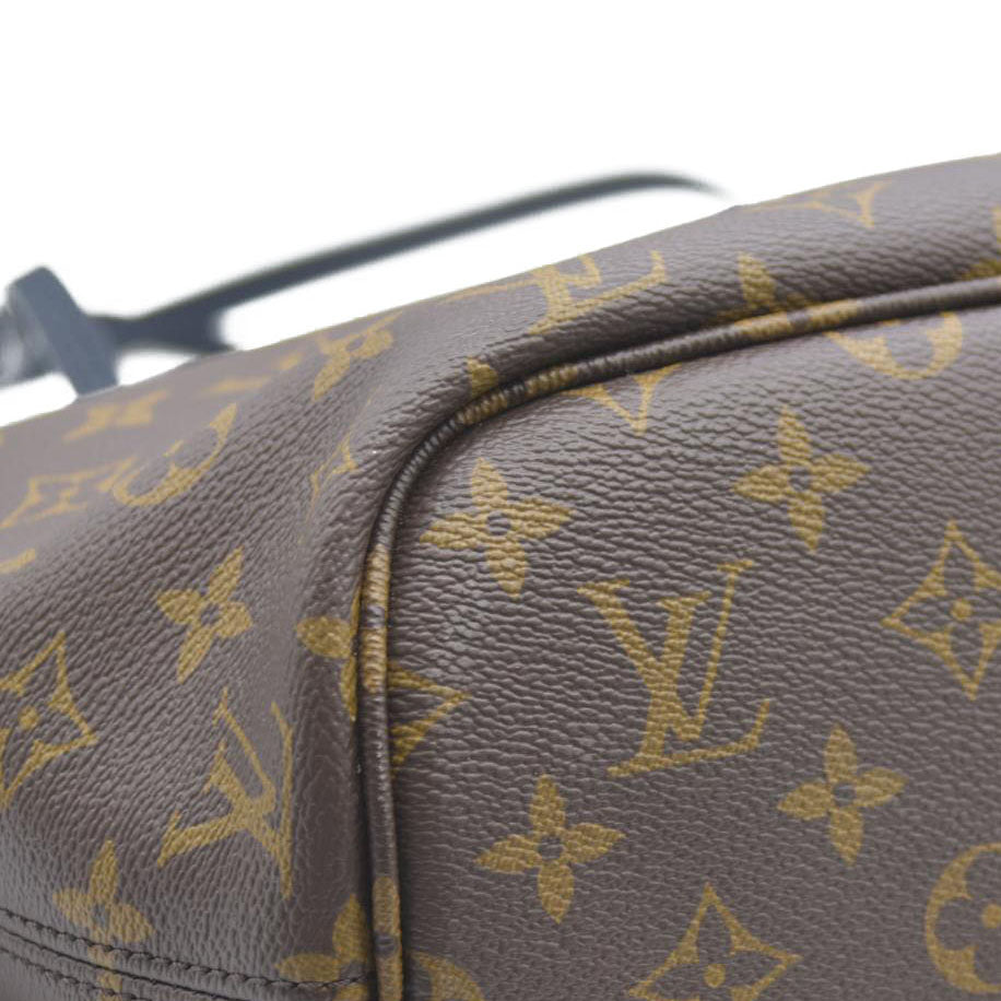 Louis Vuitton LV Monogram Neverfull Inside Out w/Pouch MM Navy