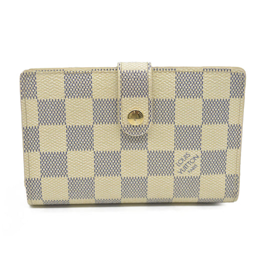 AUCTION $750 Louis Vuitton  Damier Azur French Purse Wallet