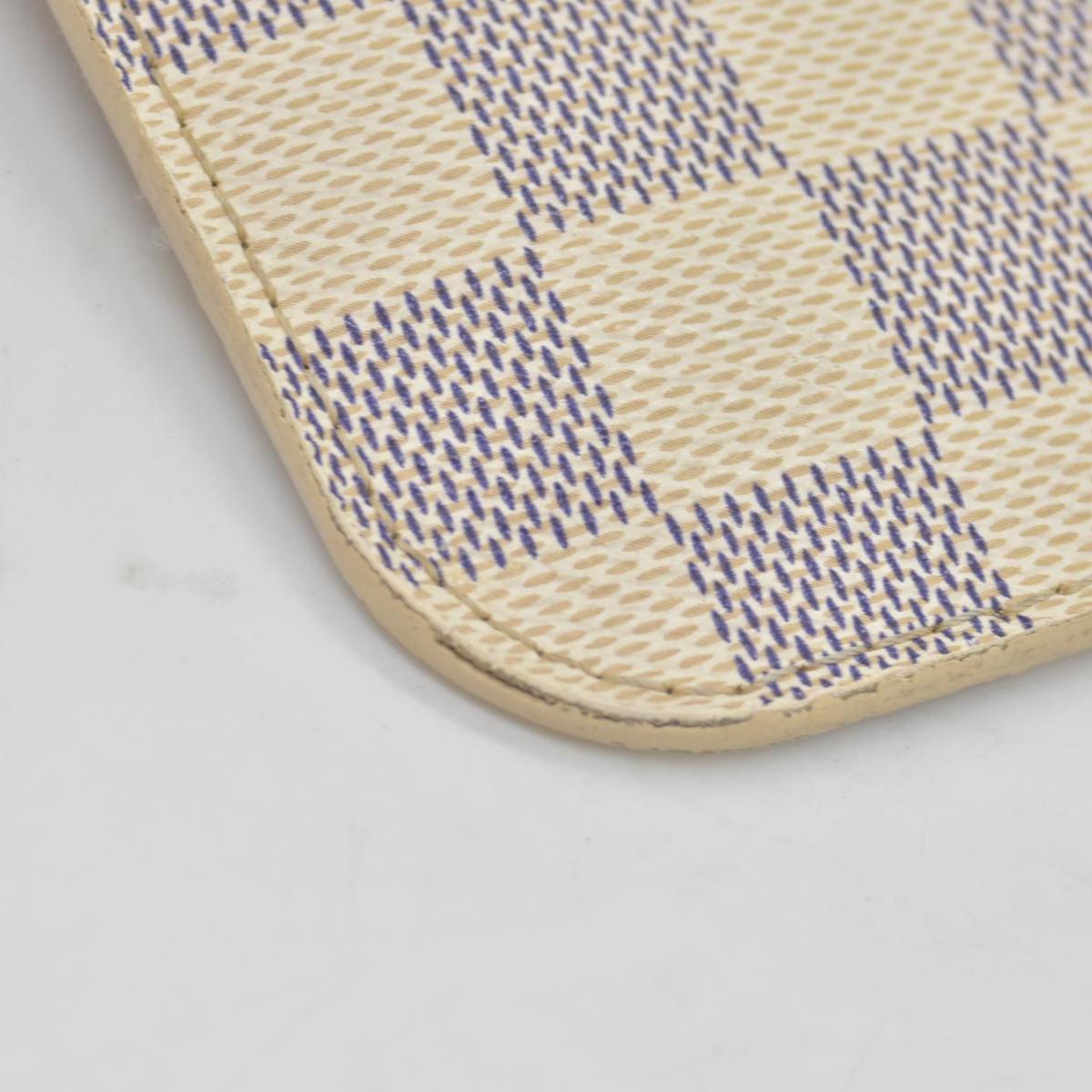$600 Louis Vuitton Damier Azur Neverfull GM MM Tote Pochette SA1144
