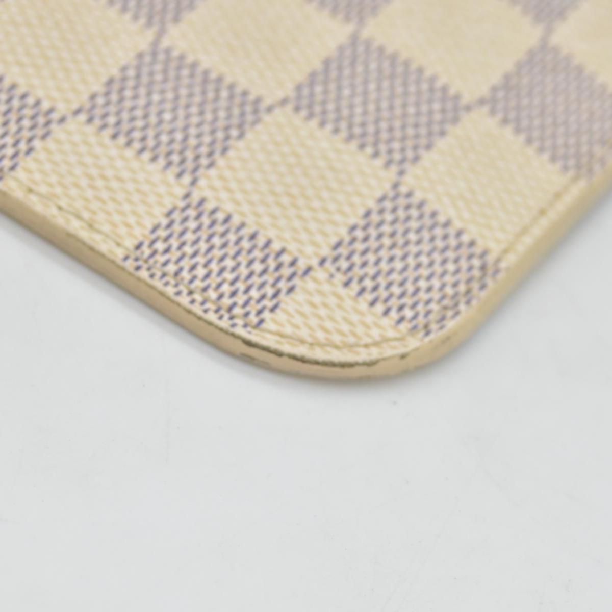 $600 Louis Vuitton Damier Azur Neverfull GM MM Tote Pochette SA1144