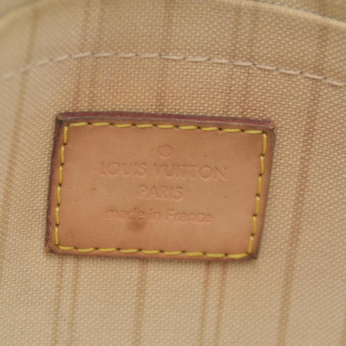 $600 Louis Vuitton Damier Azur Neverfull GM MM Tote Pochette SA1144