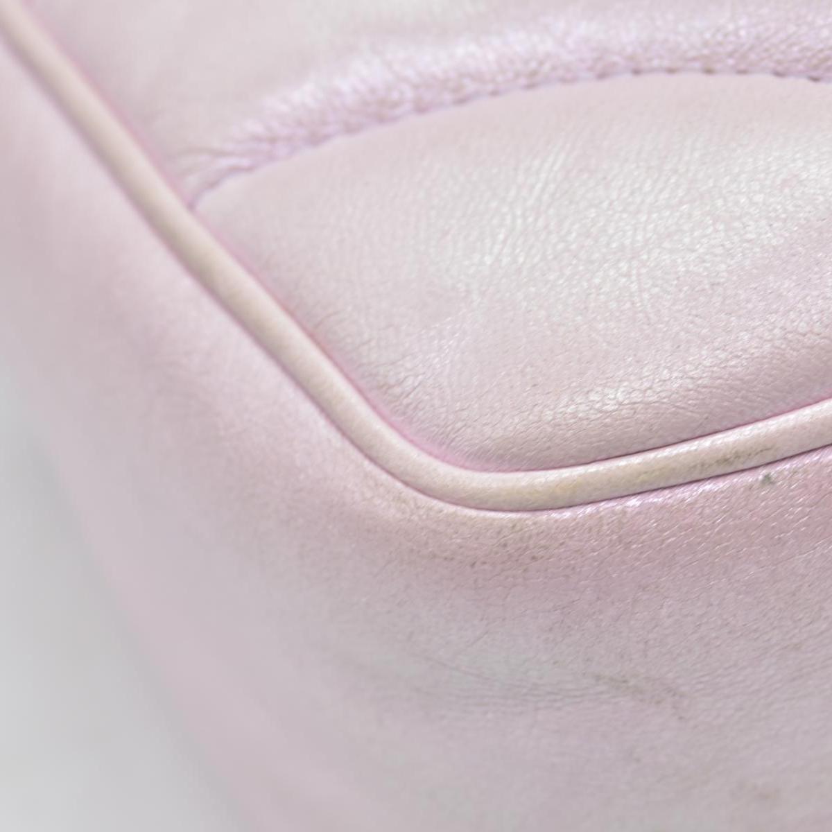 $3600 Gucci Iridescent Nappa Chevron Matelasse Small GG Marmont Shoulder Bag Iridescent Escape Pink