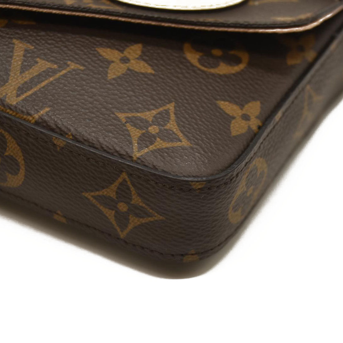 Louis Vuitton  Monogram Valentine Dog Pochette Felicie Chain Wallet