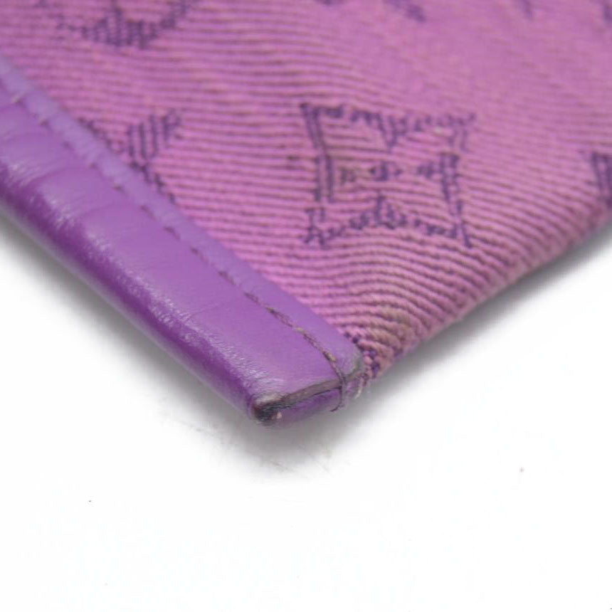 Louis Vuitton  Monogram Double Flat Messenger Marron Purple CA1199