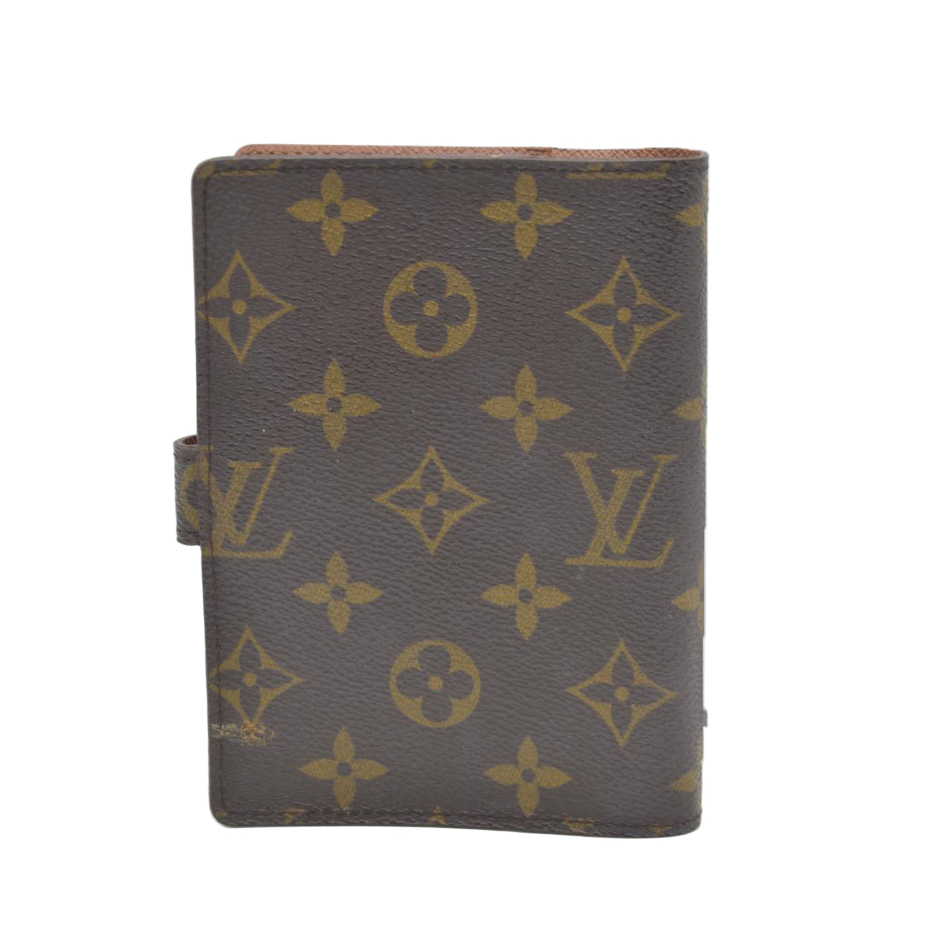 AUCTION $495  Louis Vuitton Monogram Agenda PM Notebook Cover Brown CA0948