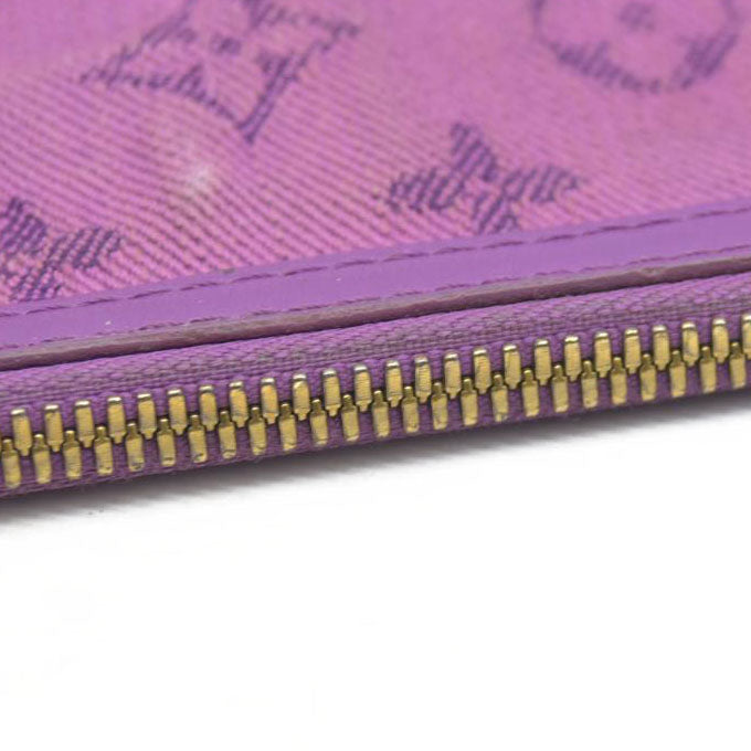 Louis Vuitton  Monogram Double Flat Messenger Marron Purple CA1199