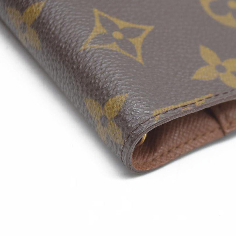 AUCTION $495  Louis Vuitton Monogram Agenda PM Notebook Cover Brown CA0948