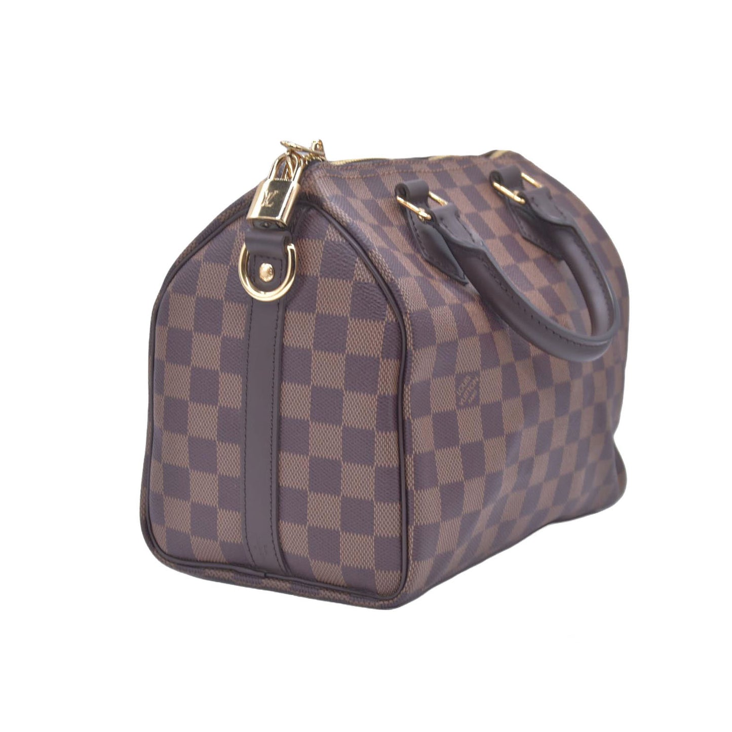 $1980 Louis Vuitton Damier Ebene Speedy Bandouliere 25 RFID