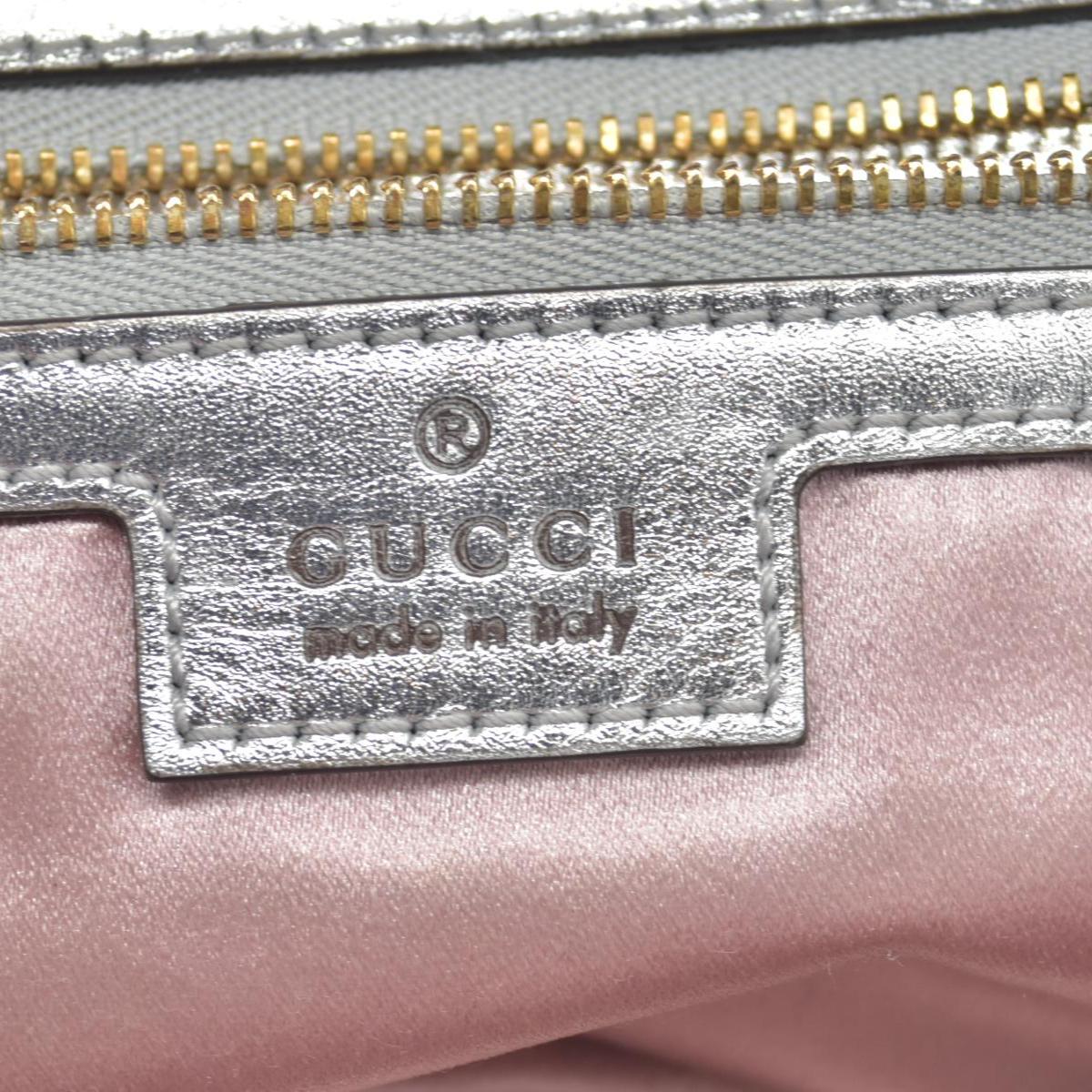 $3600 Gucci Iridescent Nappa Chevron Matelasse Small GG Marmont Shoulder Bag Iridescent Escape Pink