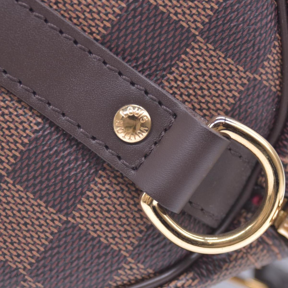 $1980 Louis Vuitton Damier Ebene Speedy Bandouliere 25 RFID