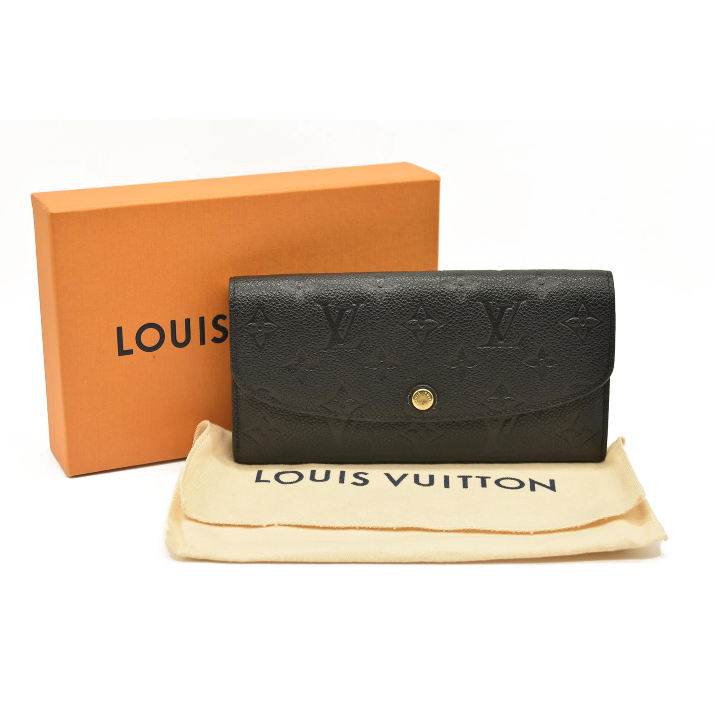 LOUIS VUITTON Empreinte Emilie Wallet Black Dune CA2127