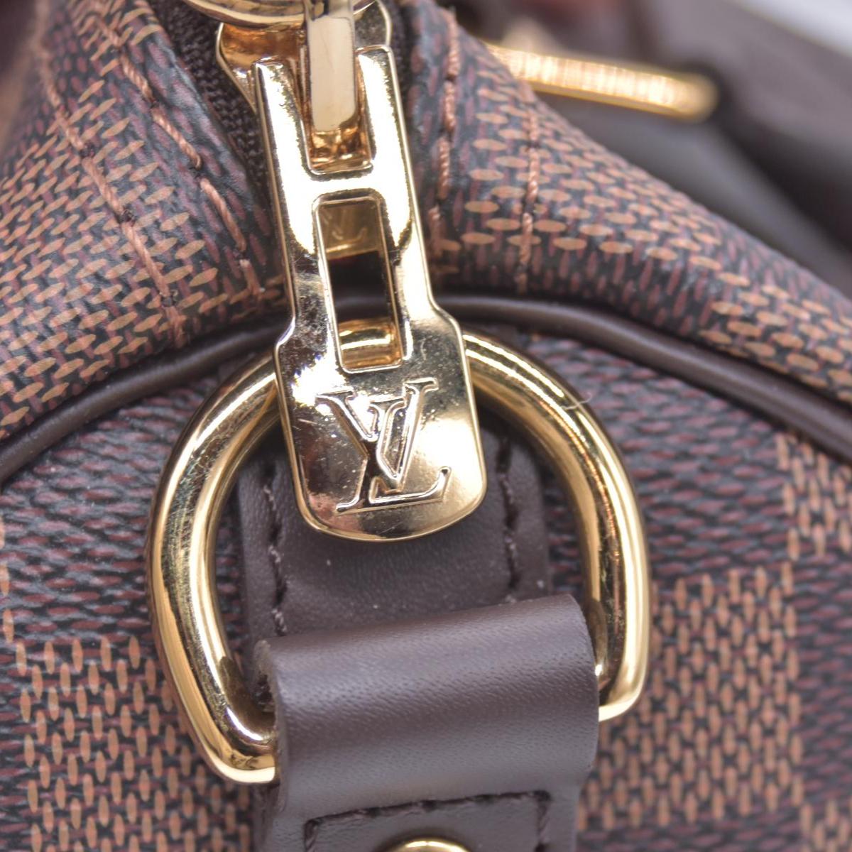 $1980 Louis Vuitton Damier Ebene Speedy Bandouliere 25 RFID