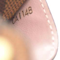 $720 LOUIS VUITTON Damier Ebene Sarah Wallet NM Rose Ballerine