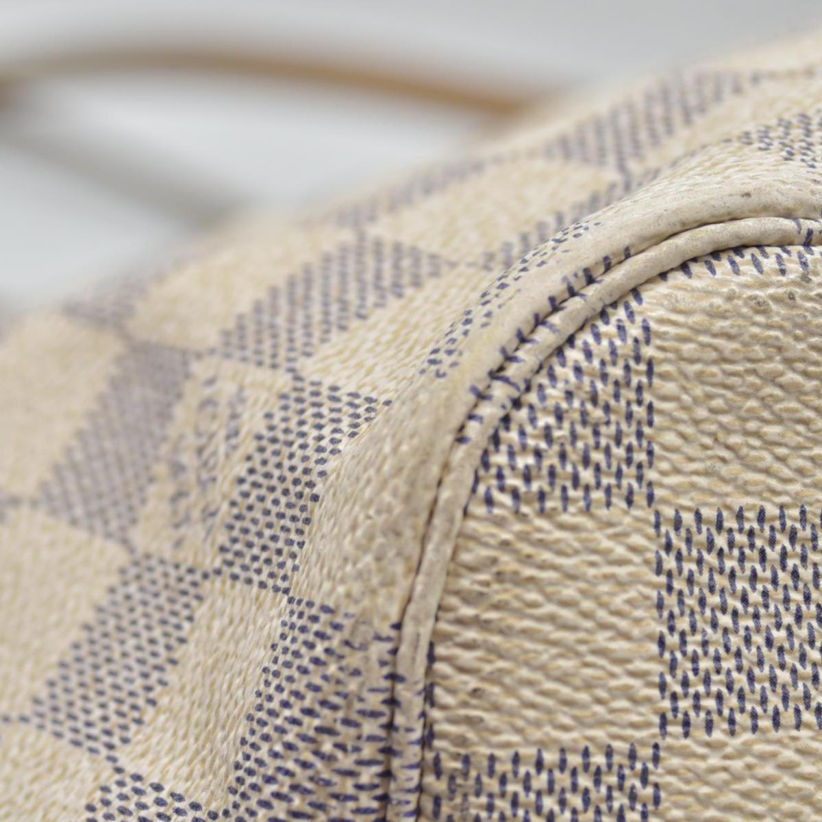 $2170 Louis Vuitton Damier Azur Neverfull MM SA1144