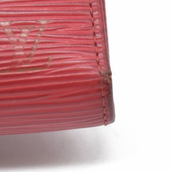 AUCTION $775 Louis Vuitton  Epi French Purse Wallet Red  MI0074