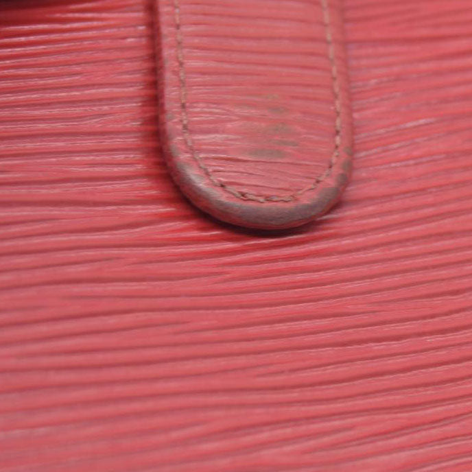 $775 Louis Vuitton  Epi French Purse Wallet Red