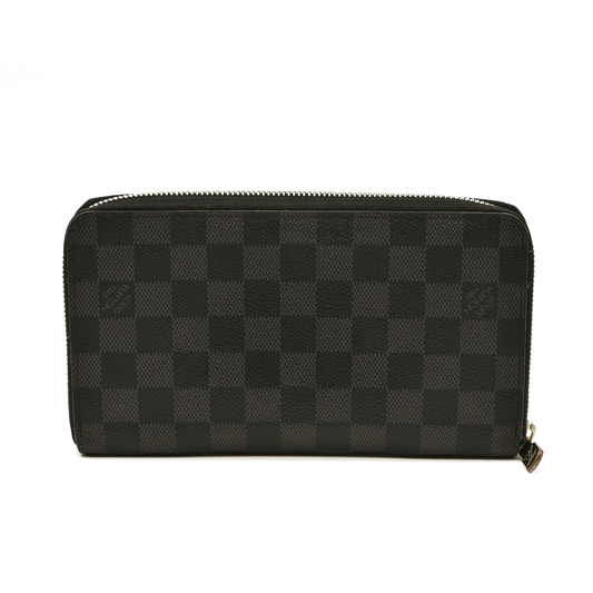 Louis Vuitton  Damier Graphite Zippy Organizer Wallet CA4118
