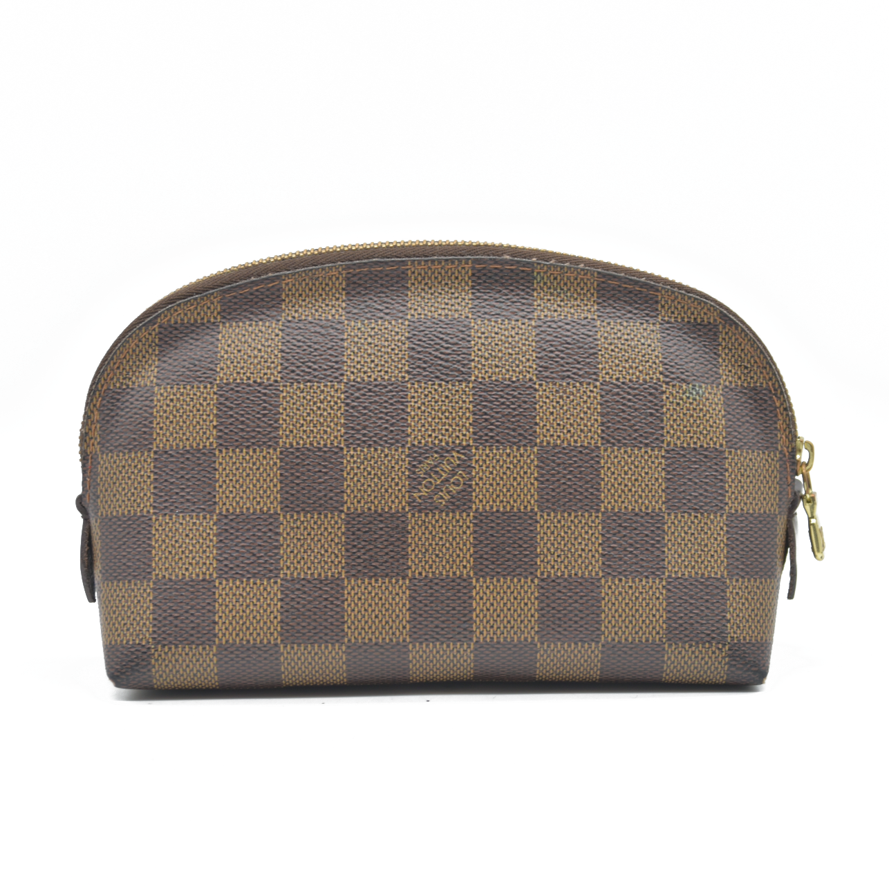 CONSIGNMENT AUCTION $600 Louis Vuitton  Damier Ebene Cosmetic Pouch