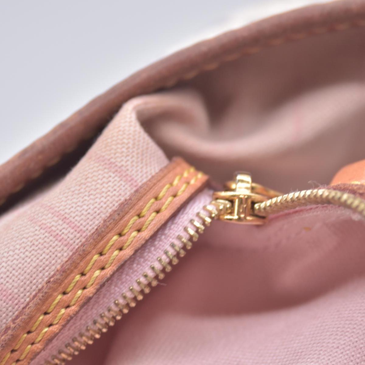 $1450 LOUIS VUITTON Damier Azur Delightful MM Shoulder Bag CONSIGNMENT 10021443
