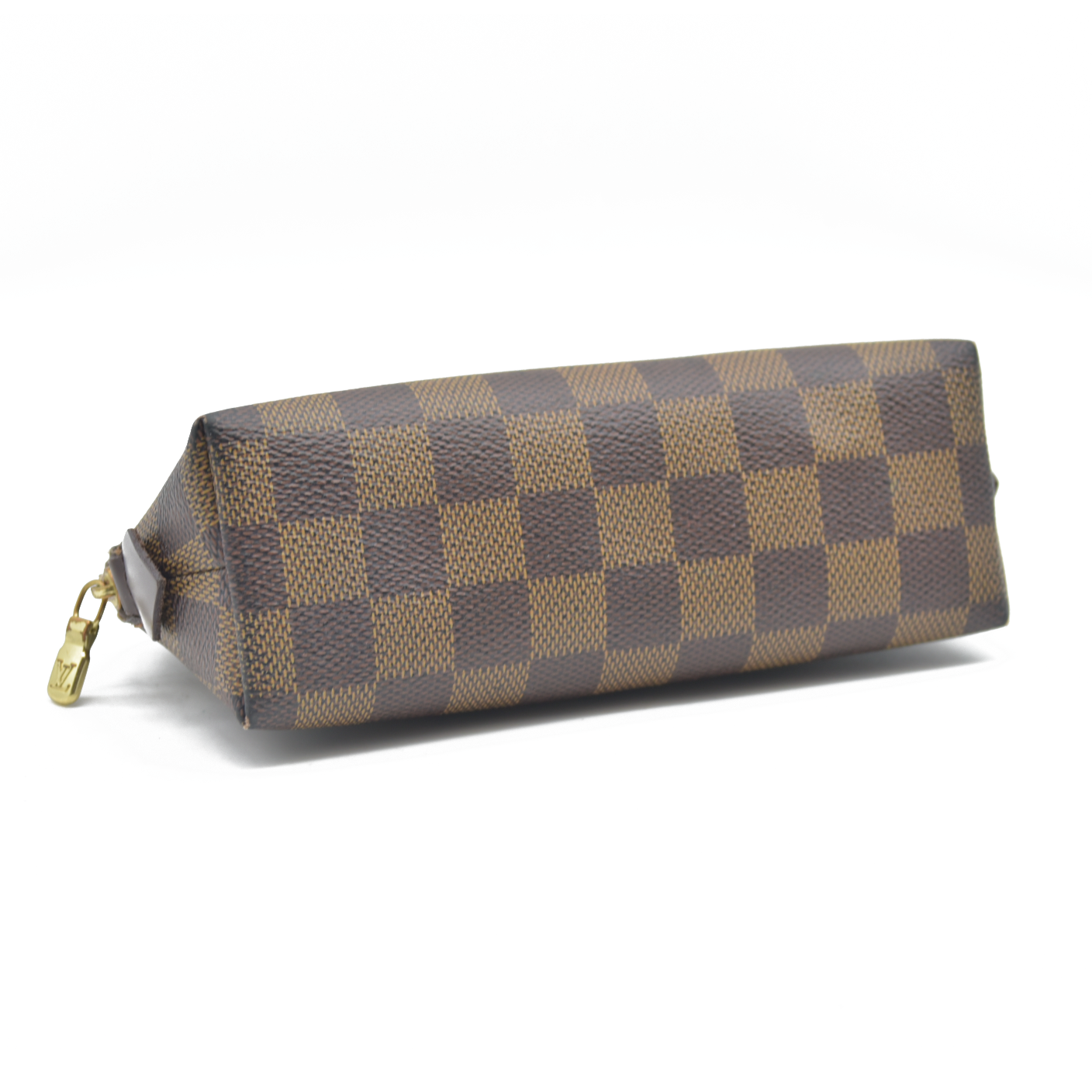 CONSIGNMENT AUCTION $600 Louis Vuitton  Damier Ebene Cosmetic Pouch