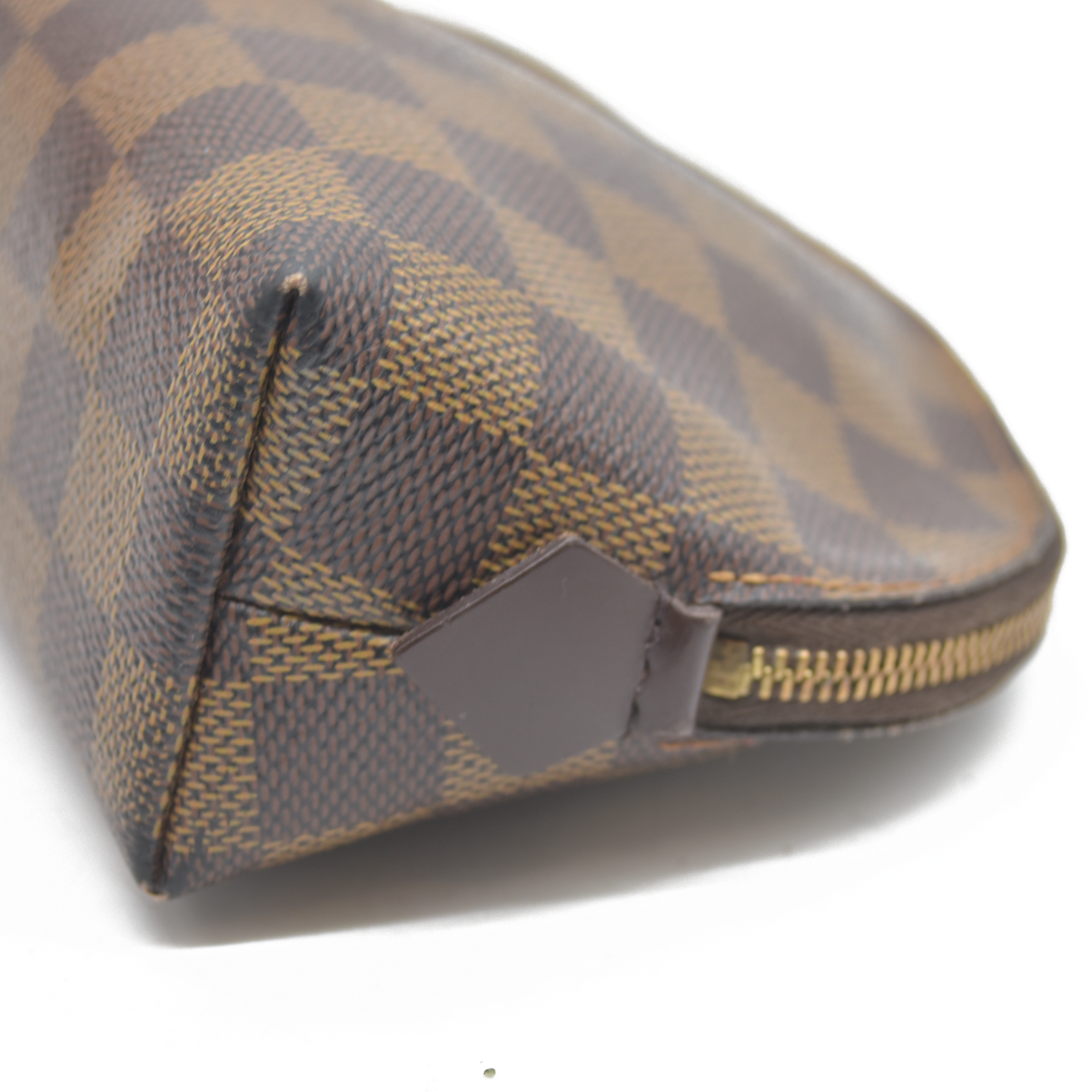 CONSIGNMENT AUCTION $600 Louis Vuitton  Damier Ebene Cosmetic Pouch