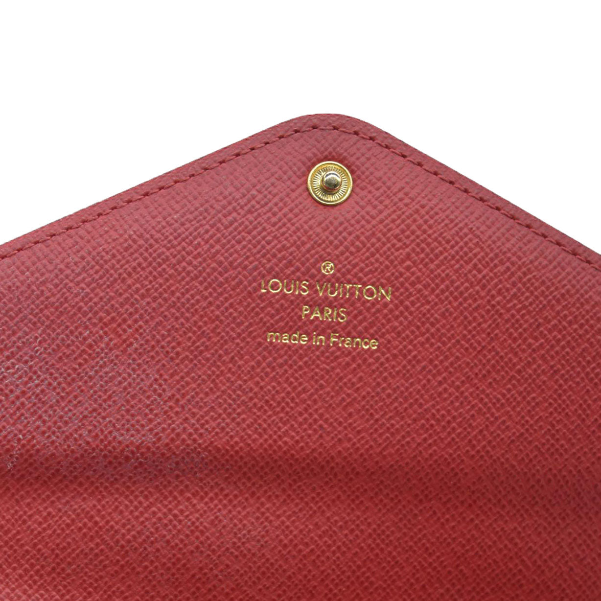 Louis Vuitton Damier Portefeiulle Josephine Long Bifold Wallet Brown TN1136