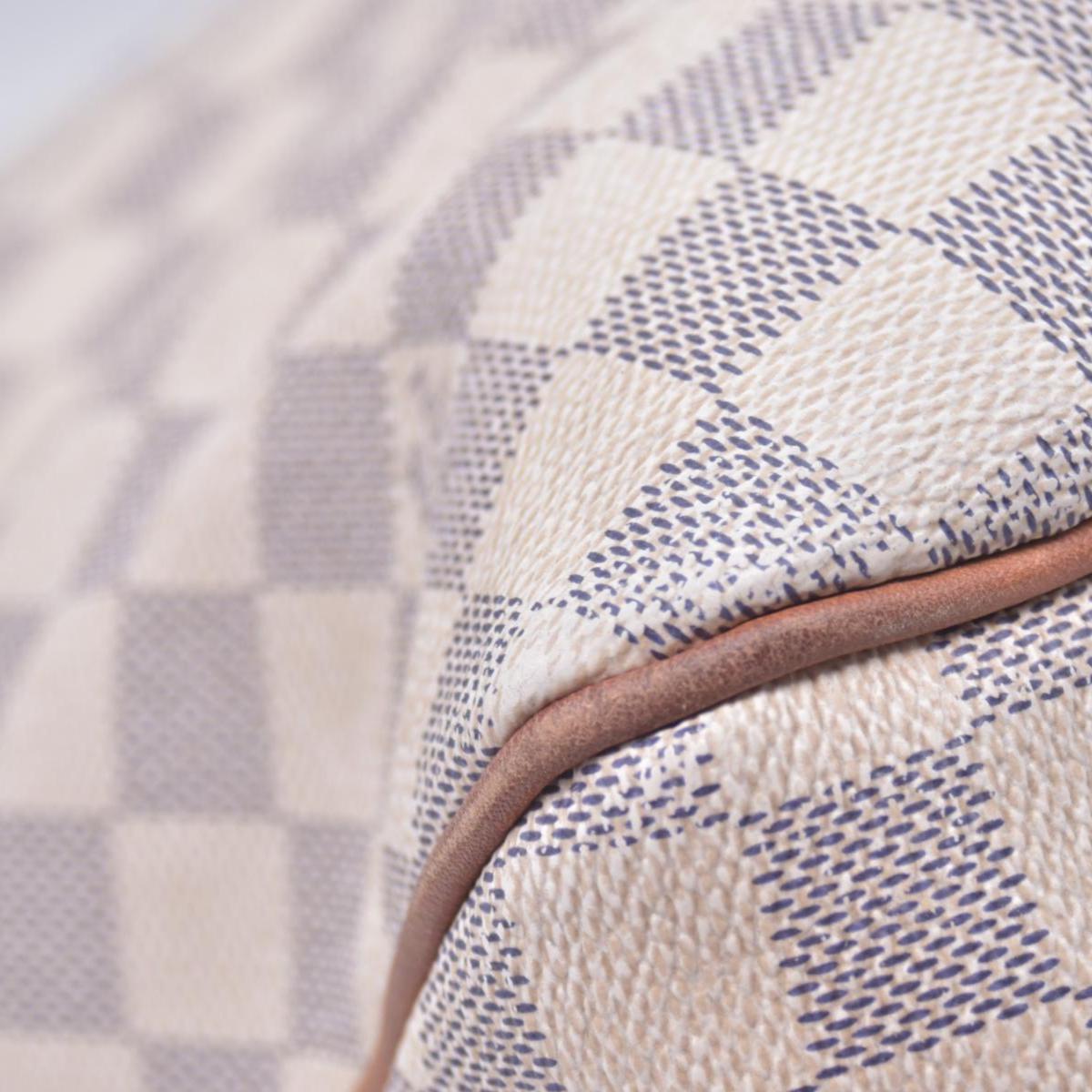 $1450 LOUIS VUITTON Damier Azur Delightful MM Shoulder Bag CONSIGNMENT 10021443