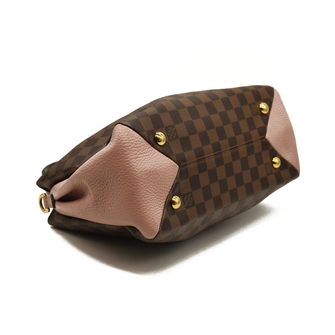 LOUIS VUITTON  Damier Ebene Cuir Taurillon Brittany Magnolia