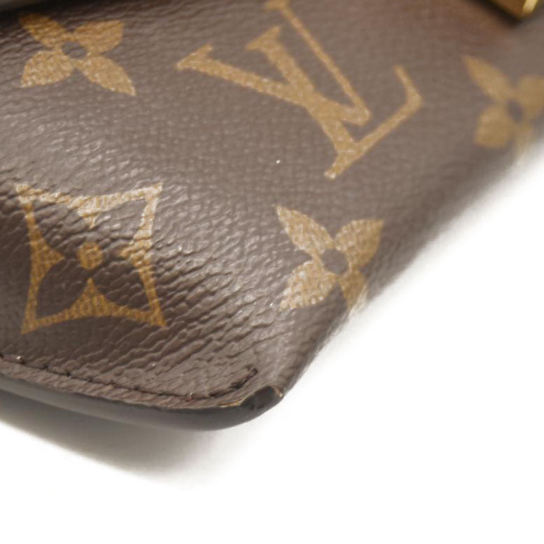 LOUIS VUITTON Padlock On Strap Monogram Shoulder Bag Caramel