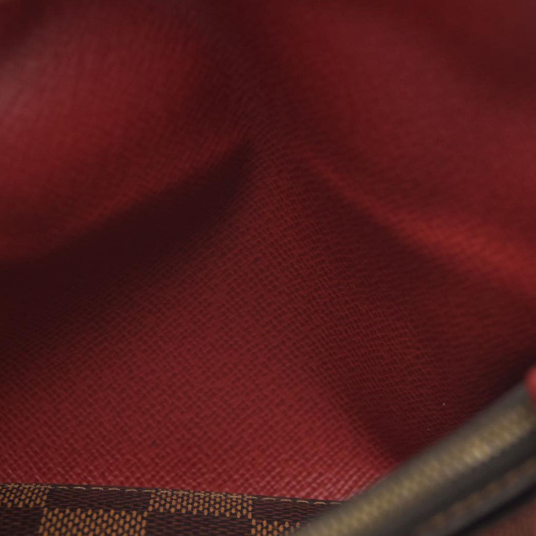 Louis Vuitton Damier Portefeiulle Josephine Long Bifold Wallet Brown TN1136