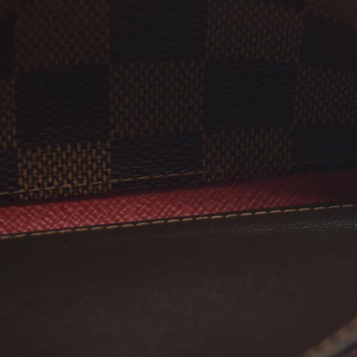 Louis Vuitton Damier Portefeiulle Josephine Long Bifold Wallet Brown TN1136