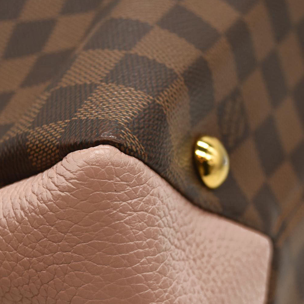 LOUIS VUITTON  Damier Ebene Cuir Taurillon Brittany Magnolia