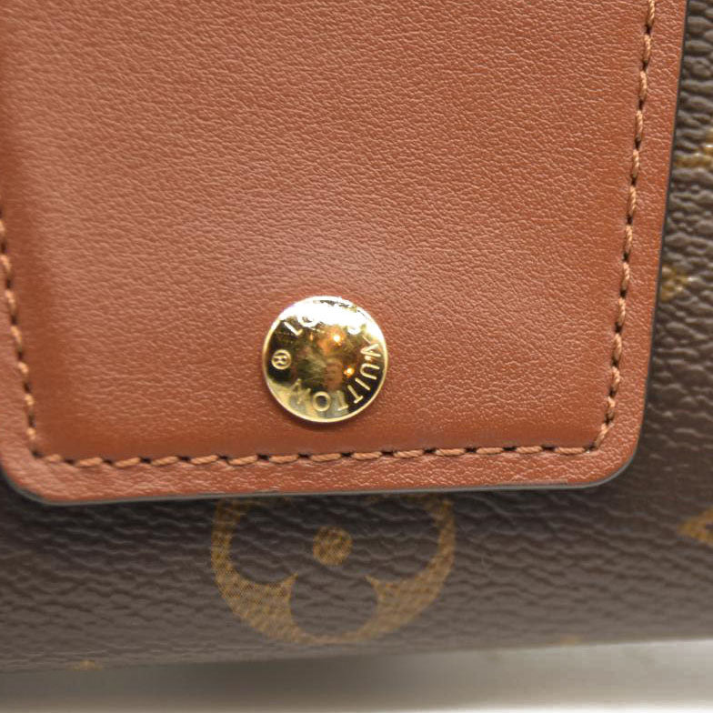 LOUIS VUITTON Padlock On Strap Monogram Shoulder Bag Caramel