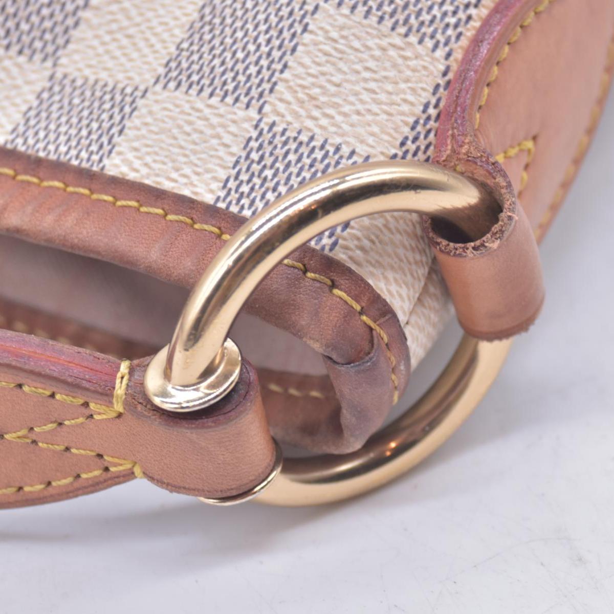 $1450 LOUIS VUITTON Damier Azur Delightful MM Shoulder Bag CONSIGNMENT 10021443