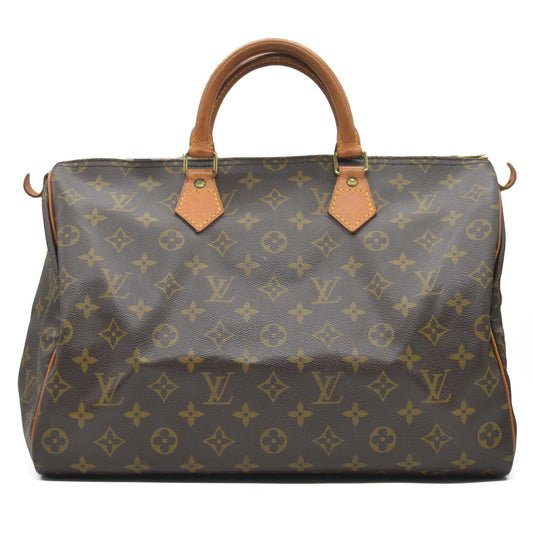 Louis Vuitton LV Hand Bag Speedy 35 Brown Monogram VI0972