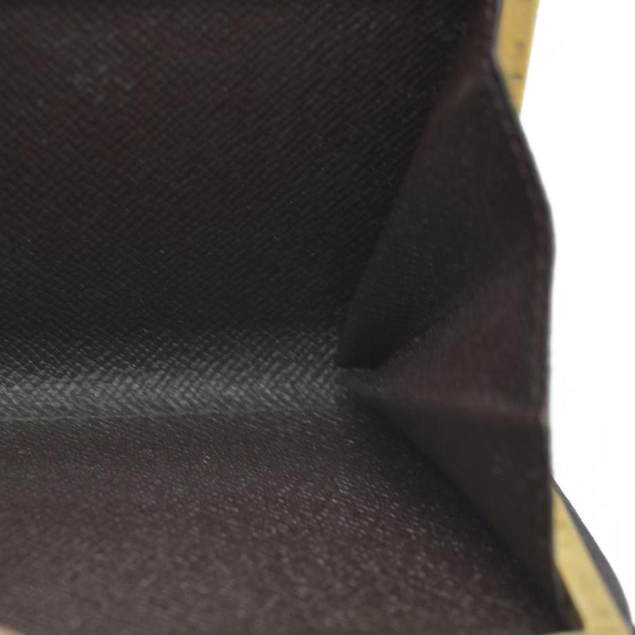 $750 Louis Vuitton  Damier Ebene French Purse Wallet