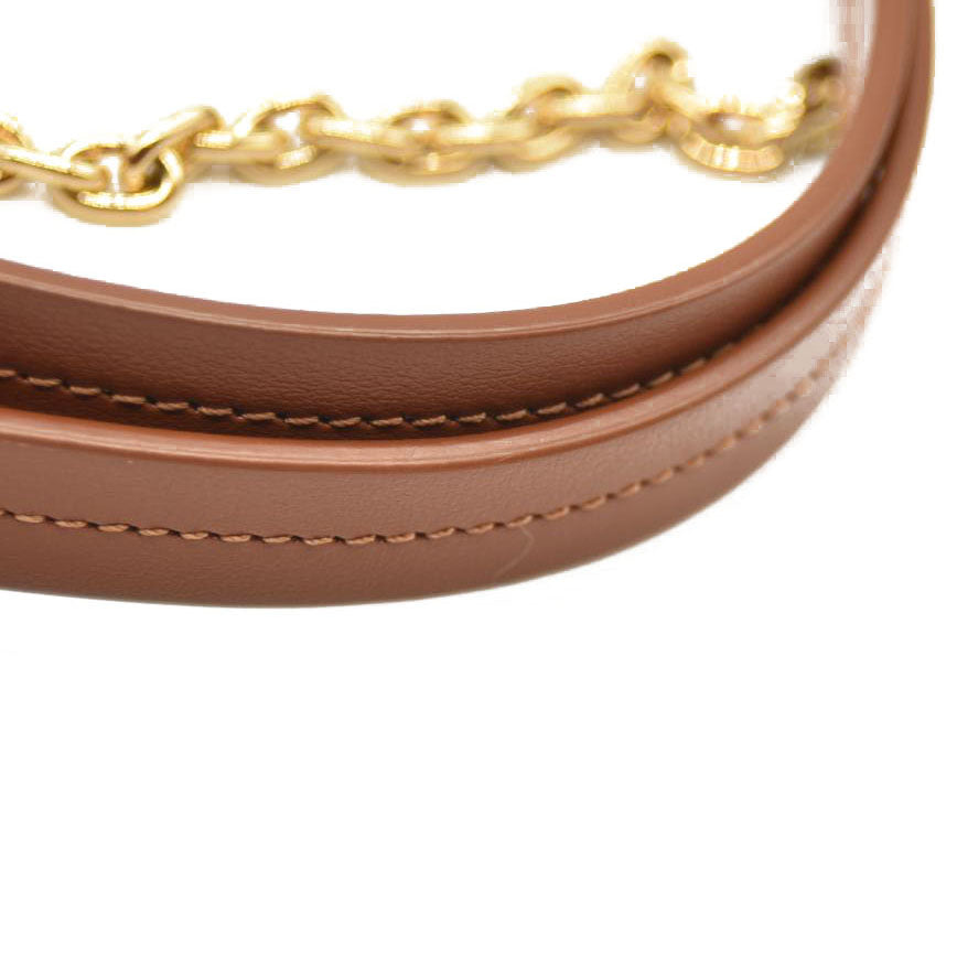 LOUIS VUITTON Padlock On Strap Monogram Shoulder Bag Caramel