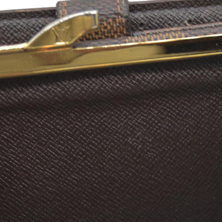 $750 Louis Vuitton  Damier Ebene French Purse Wallet
