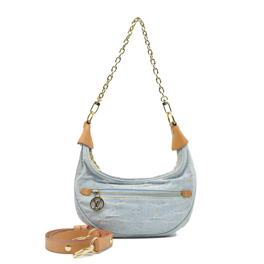 $2490 Louis Vuitton  Monogram Denim Loop Sky Denim