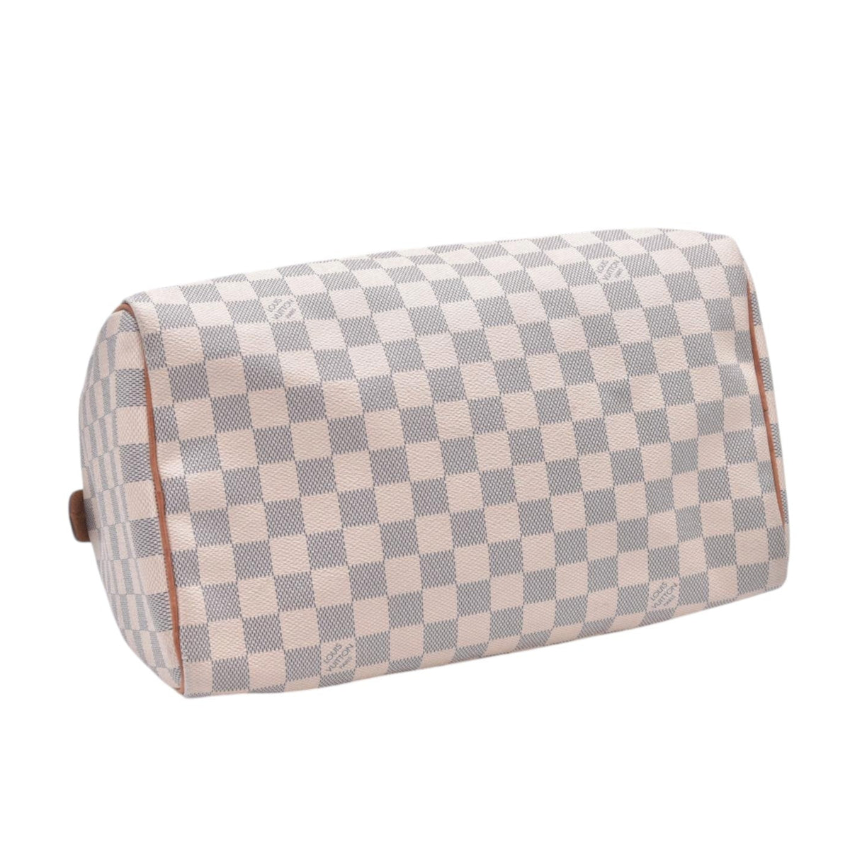 $1630 2013 LOUIS VUITTON Damier Azur Speedy 25 Tote CONSIGNMENT 10021434 BA2163