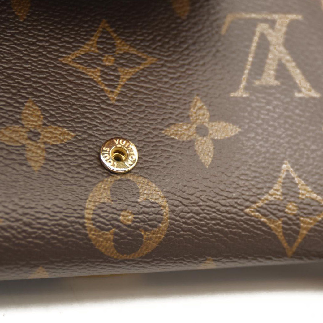 LOUIS VUITTON Padlock On Strap Monogram Shoulder Bag Caramel