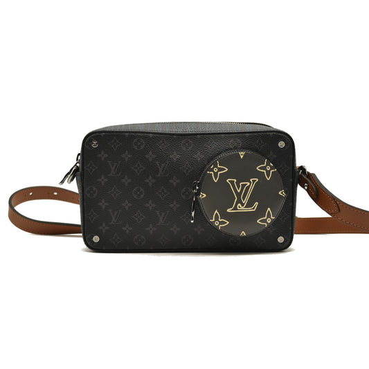 LOUIS VUITTON Monogram Eclipse Volga On Strap Crossbody Multicolor