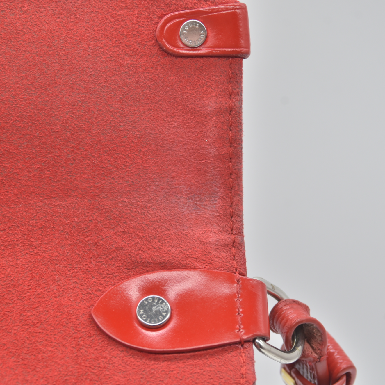 $1740 Louis Vuitton Monogram Epi Saint Michel Coquelicot CA2177 2017