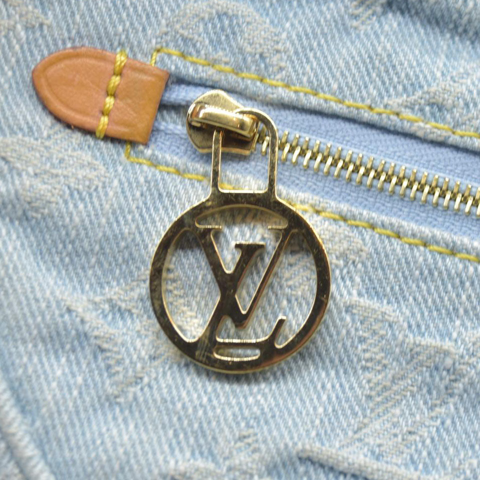 $2490 Louis Vuitton  Monogram Denim Loop Sky Denim