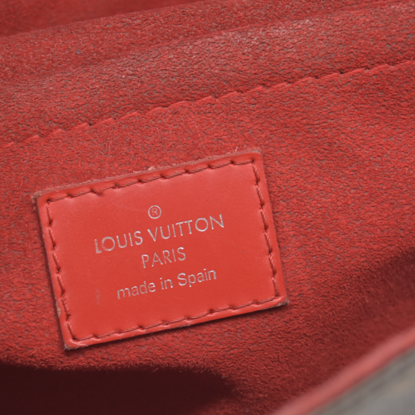 $1740 Louis Vuitton Monogram Epi Saint Michel Coquelicot CA2177 2017