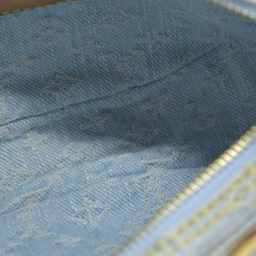 $2490 Louis Vuitton  Monogram Denim Loop Sky Denim