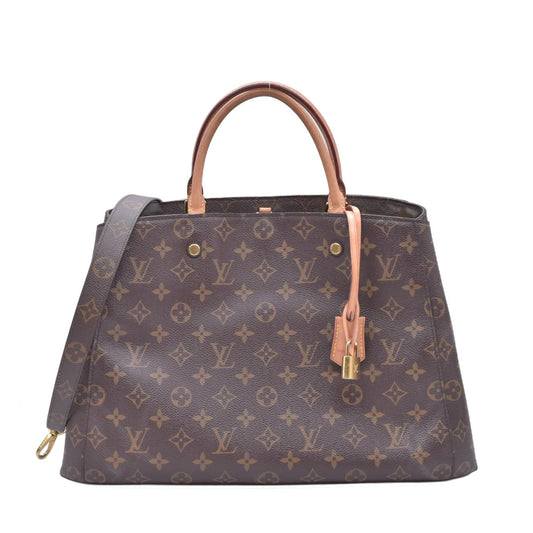 $2620 2019 Louis Vuitton Monogram Montaigne GM GI0119