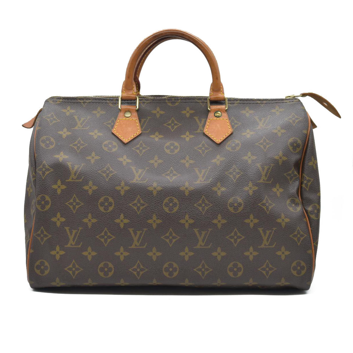 Louis Vuitton LV Hand Bag Speedy 35 Brown Monogram VI0972