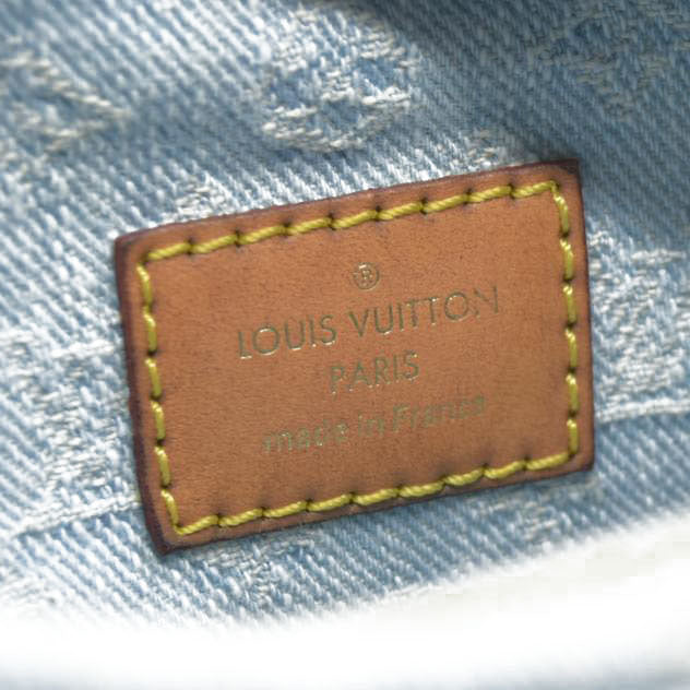 $2490 Louis Vuitton  Monogram Denim Loop Sky Denim