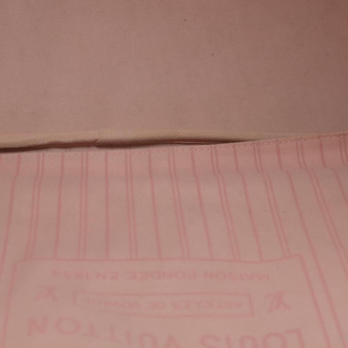 $2240 Louis Vuitton Damier Azur Rose Ballerine Neverfull GM FL4188